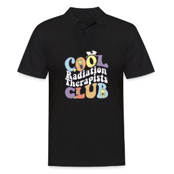 Cool Radiation Therapists Club Rad Tech Squad - Men's Polo Shirt - black - Front - Kai (181cm)