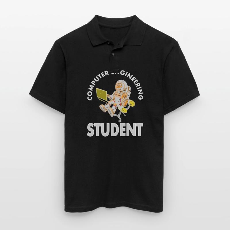 Computer Scientist Computer Science Student Program Gift Men's Polo Shirt