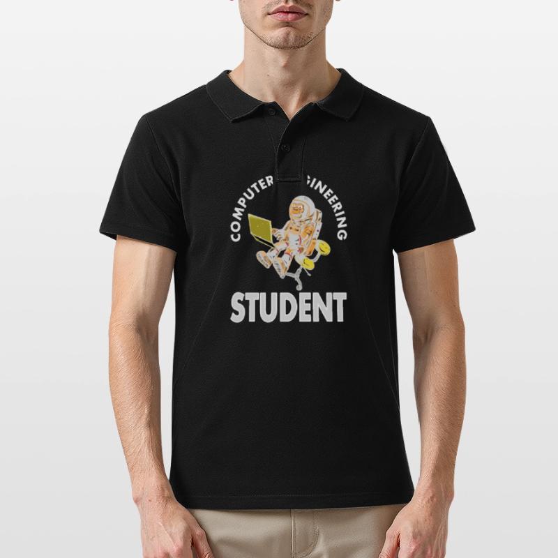 Computer Scientist Computer Science Student Program Gift Men's Polo Shirt