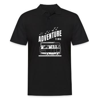 Camping Caravane Camping-car Camping-car Dicton - Polo Homme - noir - Devant - Kai (181cm)