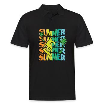 Surf - Polo Homme - noir - Devant - Kai (181cm)