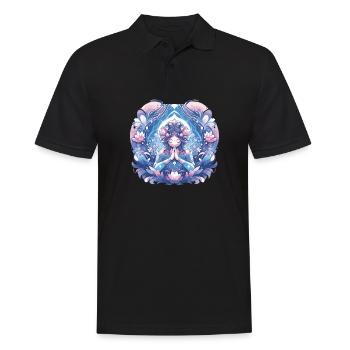 Méditation - Polo Homme - noir - Devant - Kai (181cm)
