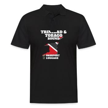 Trinité-et-Tobago Voyage à destination de Trini - Polo Homme - noir - Devant - Kai (181cm)