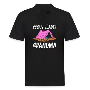 Scout Leader Grandma Scout Leader - Men's Polo Shirt - black - Front - Kai (181cm)