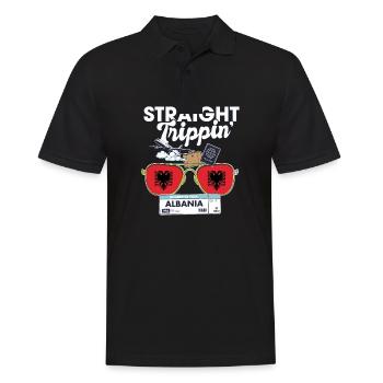 Straight Trippin' Albania Vacation Tour Voyage - Polo Homme - noir - Devant - Kai (181cm)