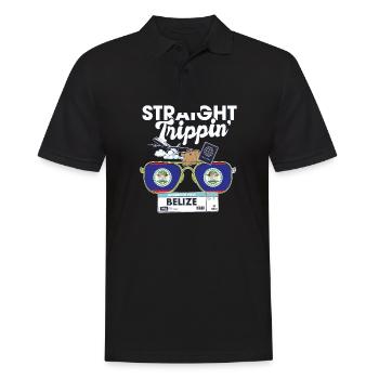 Straight Trippin' Belize Vacation Tour Voyage - Polo Homme - noir - Devant - Kai (181cm)