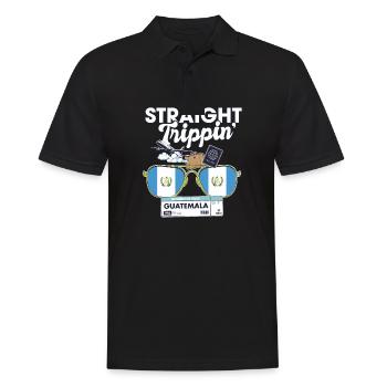 Straight Trippin' Guatemala Vacation Tour Voyage - Polo Homme - noir - Devant - Kai (181cm)