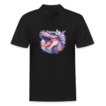 Dinosaur Trex Dinos Dinosaur Dino Baby - Men's Polo Shirt - black - Front - Kai (181cm)