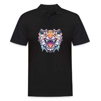 Tiger Tiger Head Tiger Baby Big Cat Safari - Polo Homme - noir - Devant - Kai (181cm)