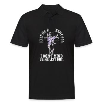 Keep Me Different God Religious Christian - Männer Poloshirt - Schwarz - Vorne - Kai (181cm)