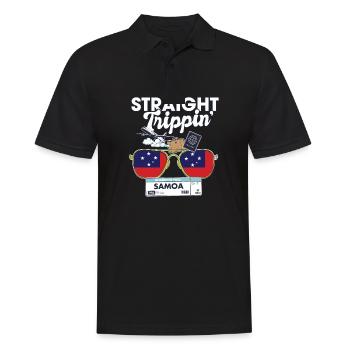 Straight Trippin' Samoa Vacation Tour Travel Trip - Polo Homme - noir - Devant - Kai (181cm)
