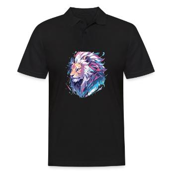 Lion - Polo Homme - noir - Devant - Kai (181cm)