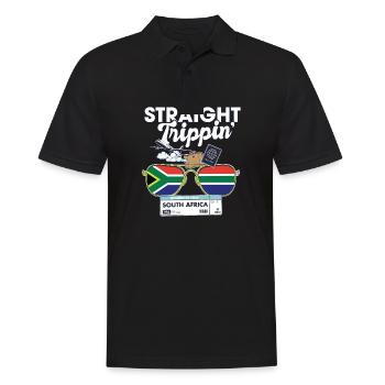 Straight Trippin' South Africa Vacation Tour - Polo Homme - noir - Devant - Kai (181cm)