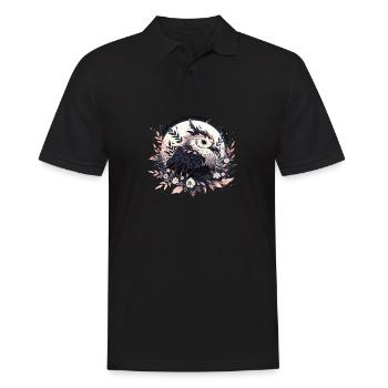Vogel Vögel Vogelkopf Vogel Tiere Natur - Männer Poloshirt - Schwarz - Vorne - Kai (181cm)