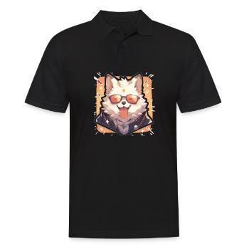 Chiens Chien Propriétaire Chien Amoureux Animal - Polo Homme - noir - Devant - Kai (181cm)