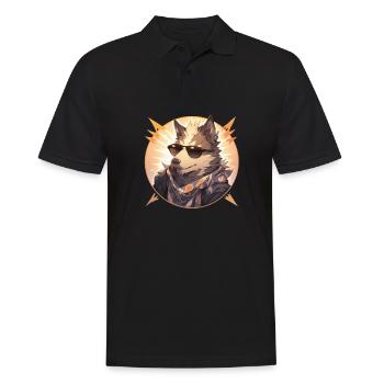 Chiens Chien Propriétaire Chien Amoureux Animal - Polo Homme - noir - Devant - Kai (181cm)