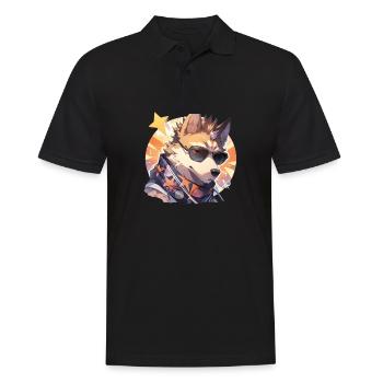 Chiens Chien Propriétaire Chien Amoureux Animal - Polo Homme - noir - Devant - Kai (181cm)