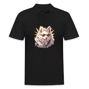 Chiens Chien Propriétaire Chien Amoureux Animal - Polo Homme - noir - Devant - Kai (181cm)