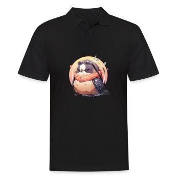 Oiseaux Oiseaux Drôles d’animaux Habitant de la forêt Animal - Polo Homme - noir - Devant - Kai (181cm)