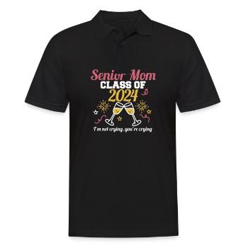 Senior Mom Class of 2024 Proud Mama Of A Graduate - Polo Homme - noir - Devant - Kai (181cm)