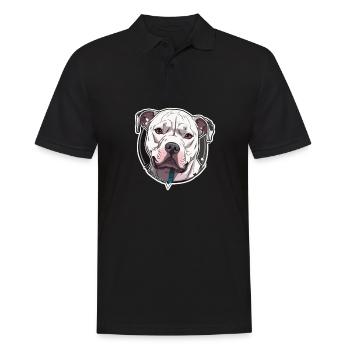 Pitbull Pitbull Chien Pitbull Vêtements Pitbulls - Polo Homme - noir - Devant - Kai (181cm)