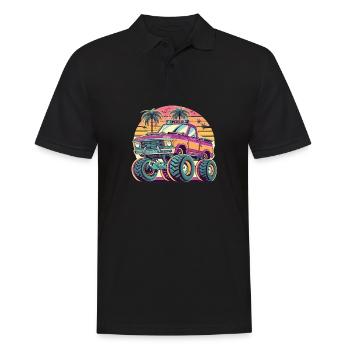 Monster Truck Monster Trucks Monster Truck Enfants - Polo Homme - noir - Devant - Kai (181cm)