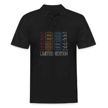 Edition Limitée 1961 Anniversaire 1961 Vintage Rétro - Polo Homme - noir - Devant - Kai (181cm)