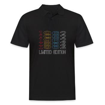 Edition Limitée 1962 Anniversaire 1962 Vintage Rétro - Polo Homme - noir - Devant - Kai (181cm)