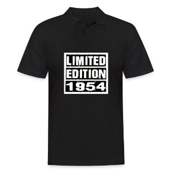 Edition Limitée 1954 Anniversaire 1954 Vintage Rétro - Polo Homme - noir - Devant - Kai (181cm)