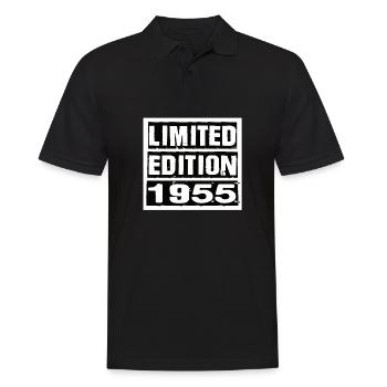Edition Limitée 1955 Anniversaire 1955 Vintage Rétro - Polo Homme - noir - Devant - Kai (181cm)