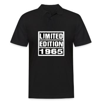 Edition Limitée 1965 Anniversaire 1965 Vintage Rétro - Polo Homme - noir - Devant - Kai (181cm)