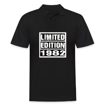 Edition Limitée 1982 Anniversaire 1982 Vintage Rétro - Polo Homme - noir - Devant - Kai (181cm)