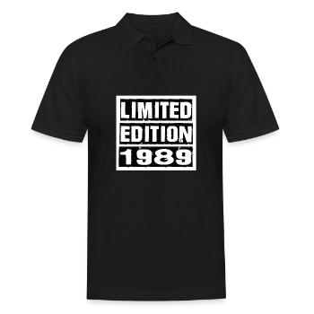 Edition Limitée 1989 Anniversaire 1989 Vintage Rétro - Polo Homme - noir - Devant - Kai (181cm)