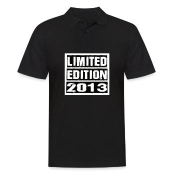 Limited Edition 2013 Birthday 2013 Vintage Retro - Men's Polo Shirt - black - Front - Kai (181cm)