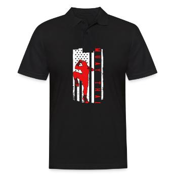 Muay Thai Boxing - Männer Poloshirt - Schwarz - Vorne - Kai (181cm)