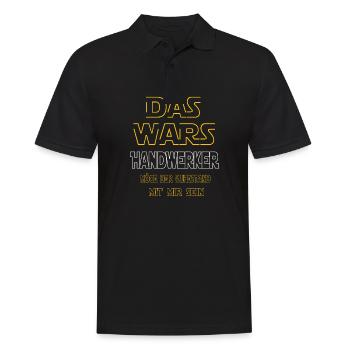 Rente Handwerker Rente Geschenk - Männer Poloshirt - Schwarz - Vorne - Kai (181cm)