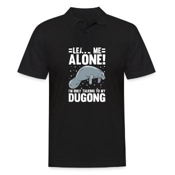 Dugong Manatees Manatee - Men's Polo Shirt - black - Front - Kai (181cm)