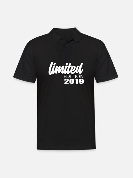 Limited Edition 2019 - Männer Poloshirt - Schwarz