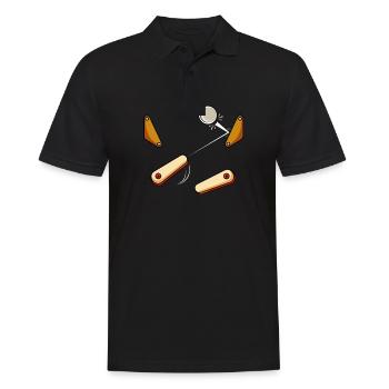 Pinball Machine Pinball Machine - Men's Polo Shirt - black - Front - Kai (181cm)