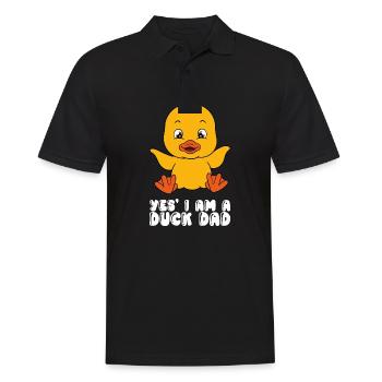 Canard drôle Canards mignons - Polo Homme - noir - Devant - Kai (181cm)