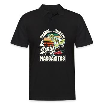 Attenzione Spicy Margarita Cocktail Lover's - Men's Polo Shirt - black - Front - Kai (181cm)