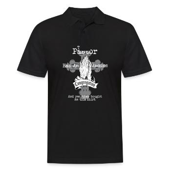 Church Preacher This Pastor Has An Awesome - Men's Polo Shirt - black - Front - Kai (181cm)
