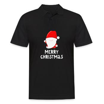 Weihnachten Gnom - Männer Poloshirt - Schwarz - Vorne - Kai (181cm)