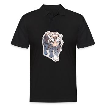 Tiger Wildcat Tiger Baby Baby Tiger Africa - Polo Homme - noir - Devant - Kai (181cm)