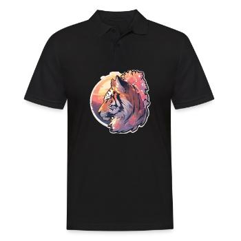 Tiger Wildcat Tiger Baby Baby Tiger Africa - Polo Homme - noir - Devant - Kai (181cm)
