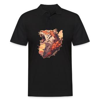 Tiger Wildcat Tiger Baby Baby Tiger Africa - Polo Homme - noir - Devant - Kai (181cm)