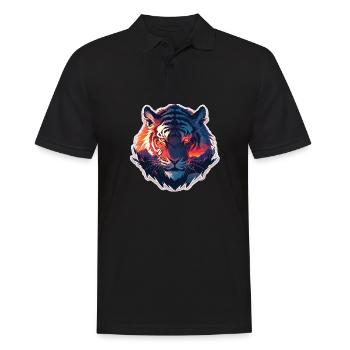 Tiger Wildcat Tiger Baby Baby Tiger Africa - Polo Homme - noir - Devant - Kai (181cm)