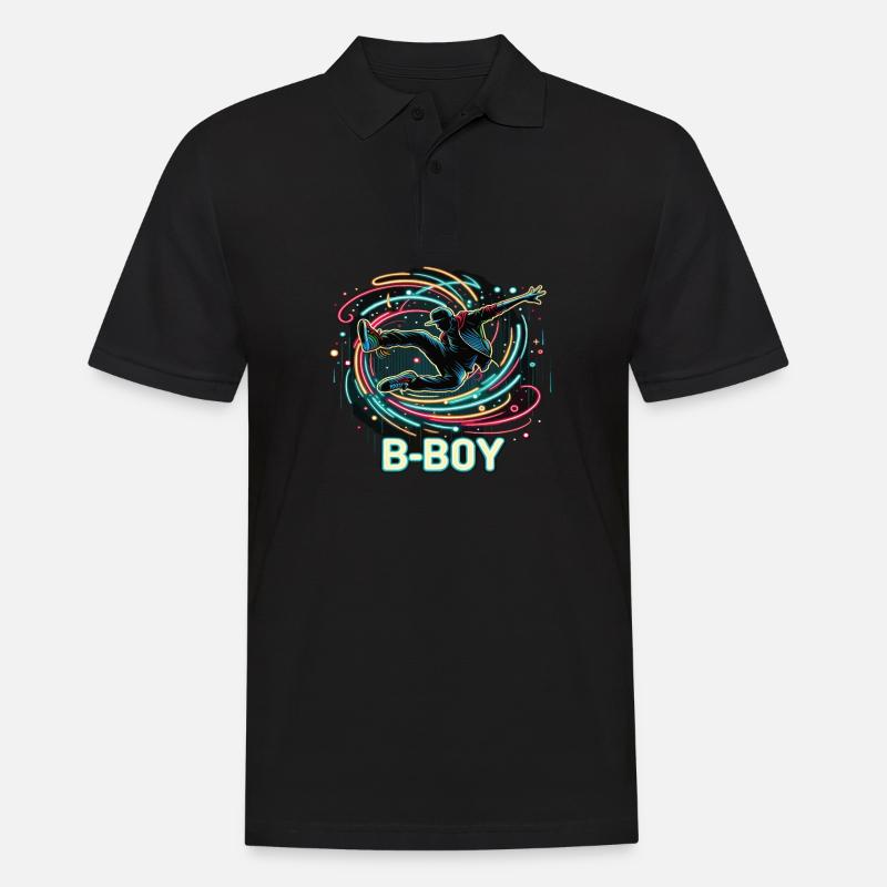 Breakdance Breakdancer Breakdance Kids - Men's Polo Shirt - black