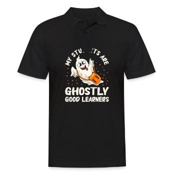 Lustige Lehrer Halloween Geschenke - Männer Poloshirt - Schwarz - Vorne - Kai (181cm)