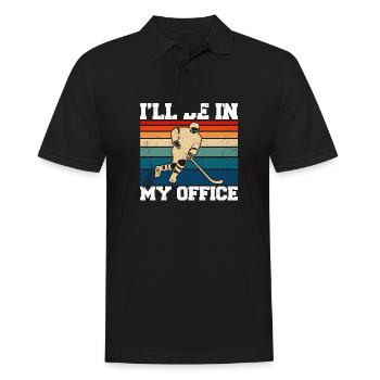Eishockey Spruch für Eishockeyspieler - Männer Poloshirt - Schwarz - Vorne - Kai (181cm)